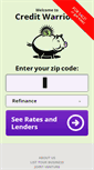 Mobile Screenshot of creditwarrior.com